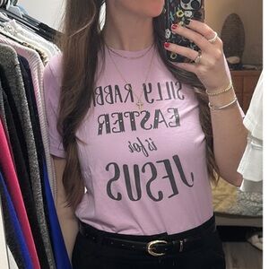 Silly rabbit, Easter is for JESUS tee